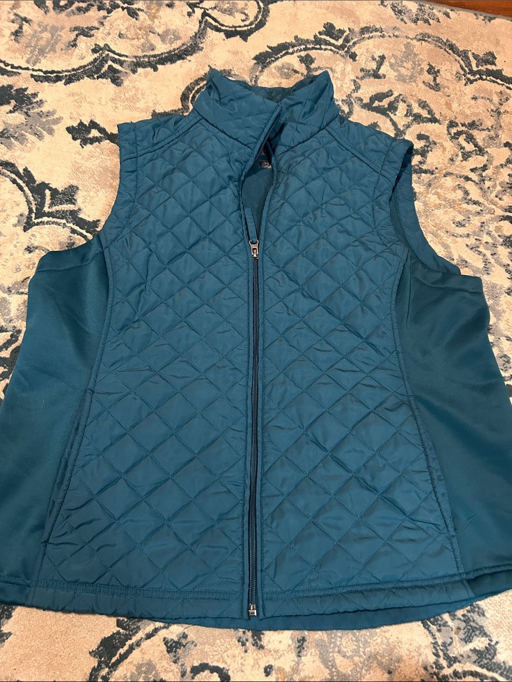 Van Heusen Teal Quilted Women's Vest